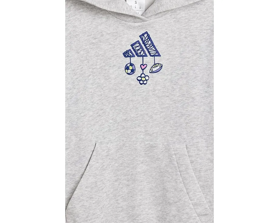 Худи Adidas с принтом для подростков