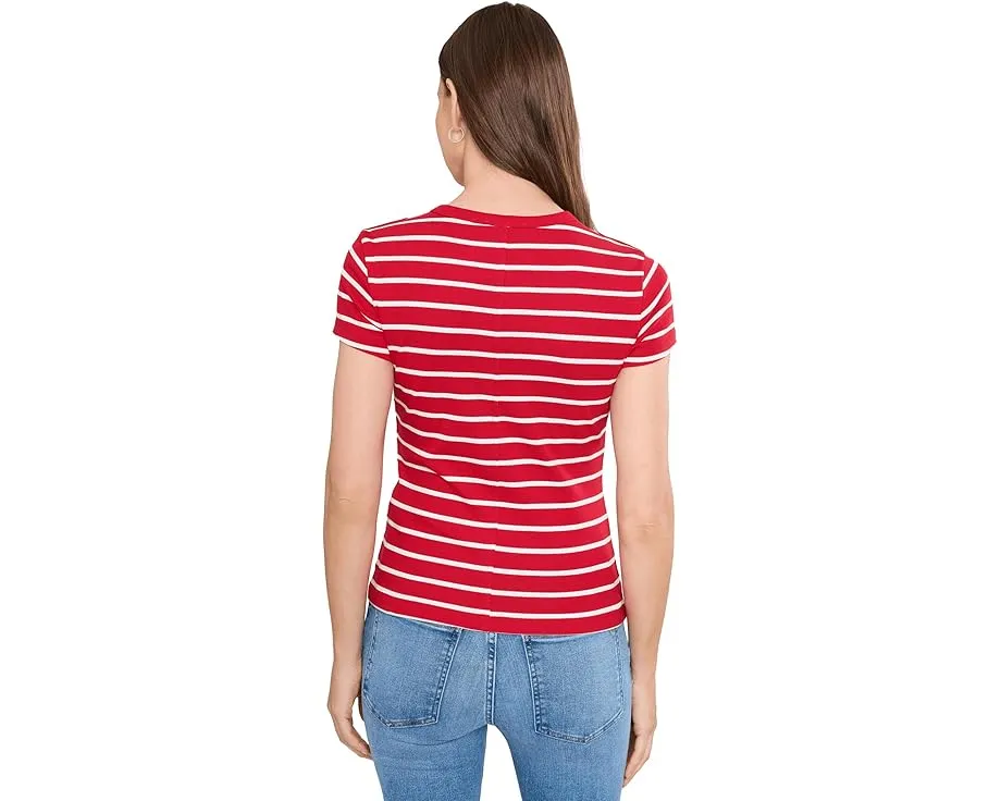 Madewell футболка Crew Neck 90s Tee в красную полоску