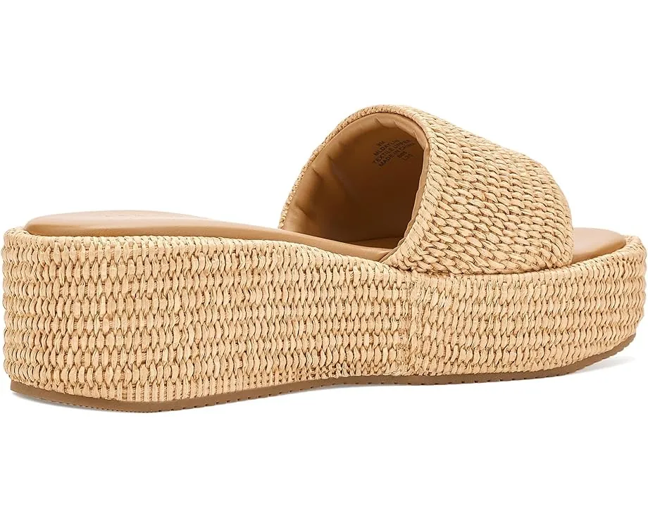 Женские босоножки-танкетки Marc Fisher LTD Daylin на платформе с принтом в полоску