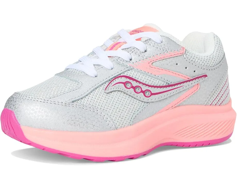 Детские кроссовки Saucony Cohesion KDZ с верхом из кожи и сетки