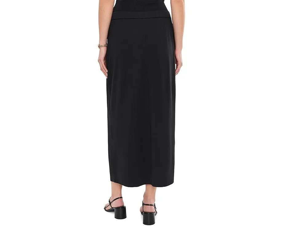 Юбка Eileen Fisher прямого кроя в пол с разрезом из эластичного джерси