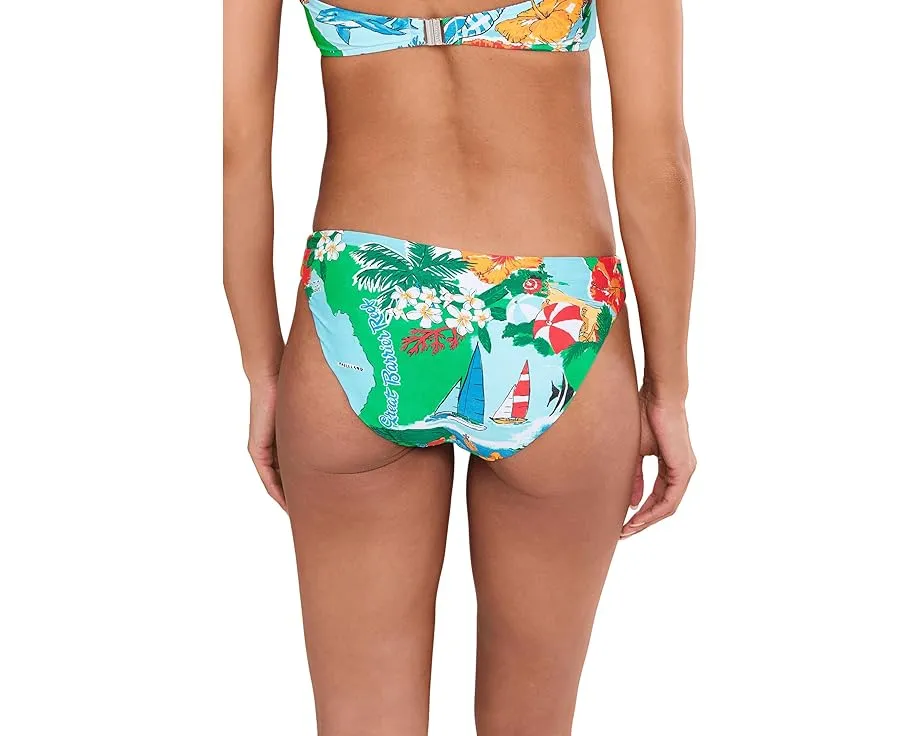 Шорты низкой посадки Seafolly Viva Vacation Hipster с принтом