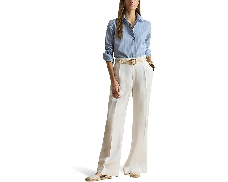 Рубашка Lauren Ralph Lauren Petite классического кроя в полоску