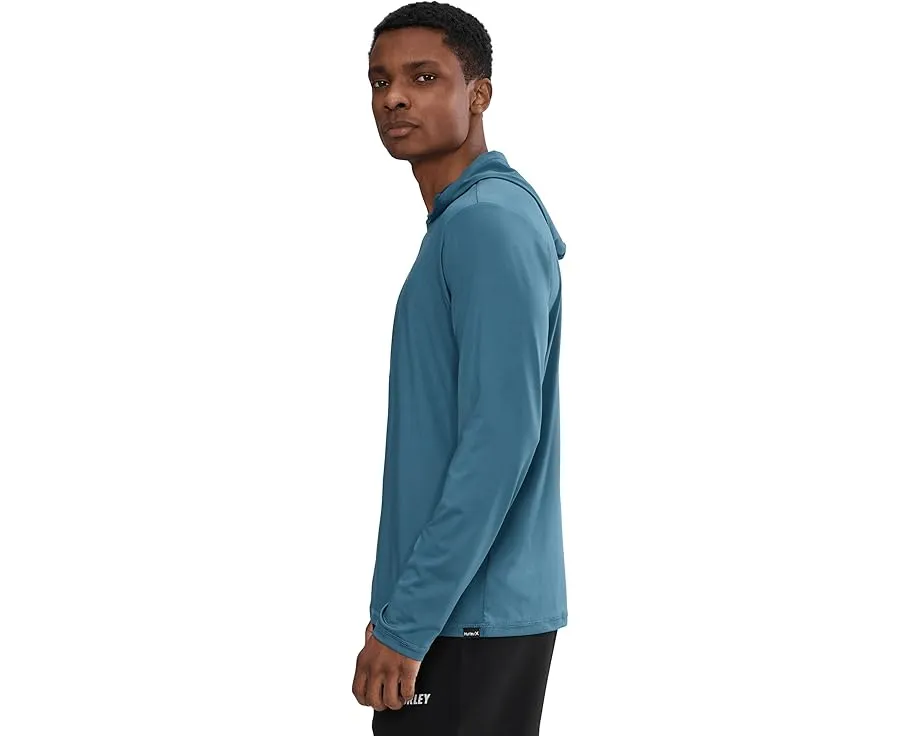 Лонгслив Hurley Hybrid с капюшоном и защитой UPF 50+