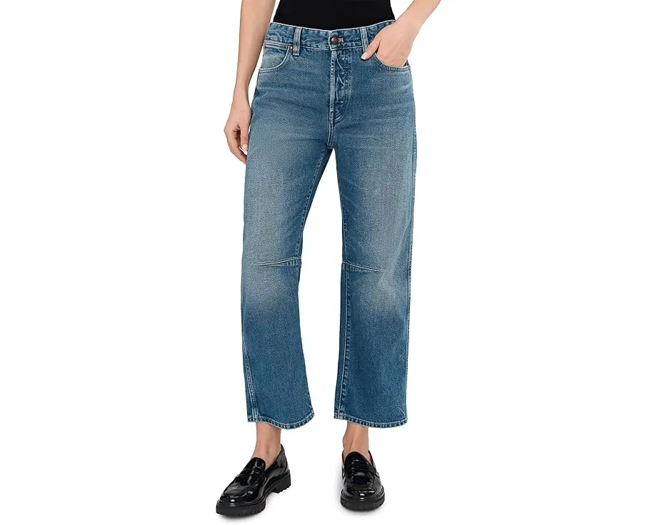 Джинсы Madewell Darted Barrel Leg с высокой посадкой и бочкообразными штанинами в цвете Retro Bright