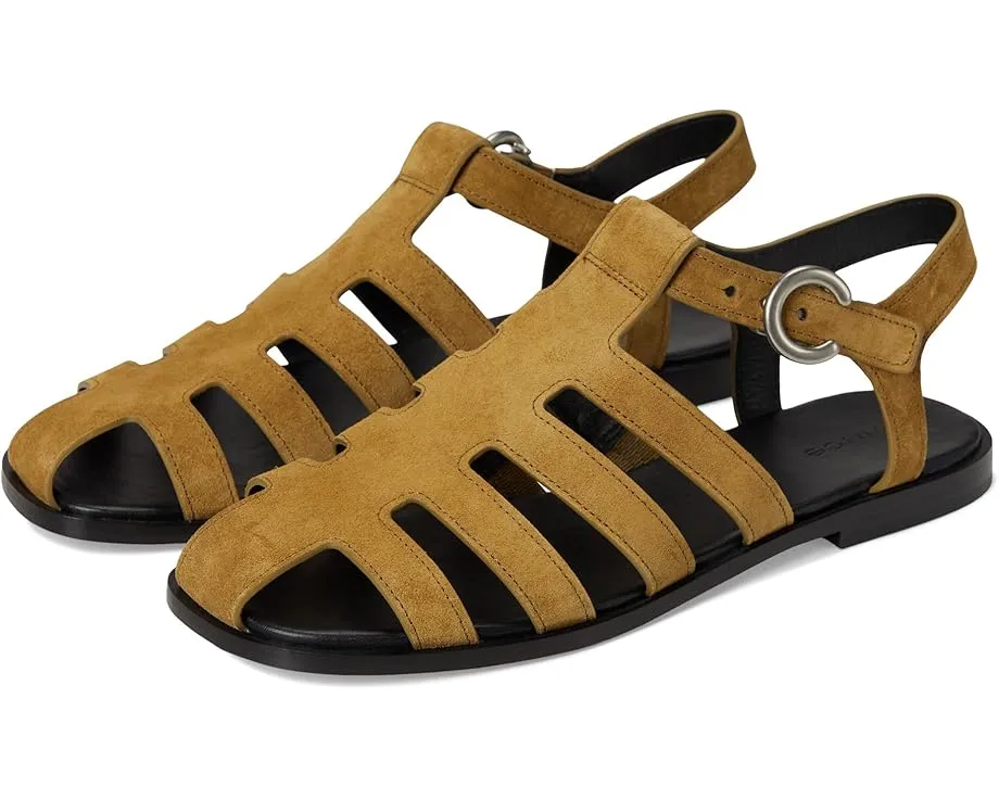 Сандалии Melina от Vince из замши в стиле рыбацких