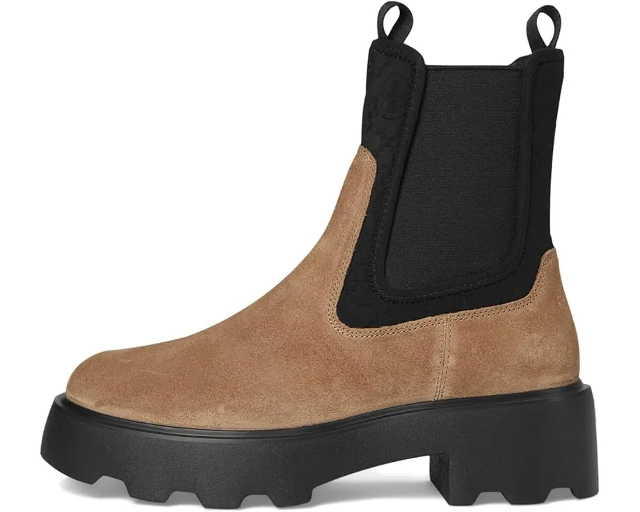 Ботинки Chelsea Monogram Lug на каблуке 65 мм от Tory Burch