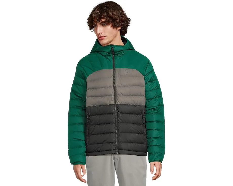 Пуховая куртка L.L.Bean Bean's Down Hooded Color-Block с переработанными материалами