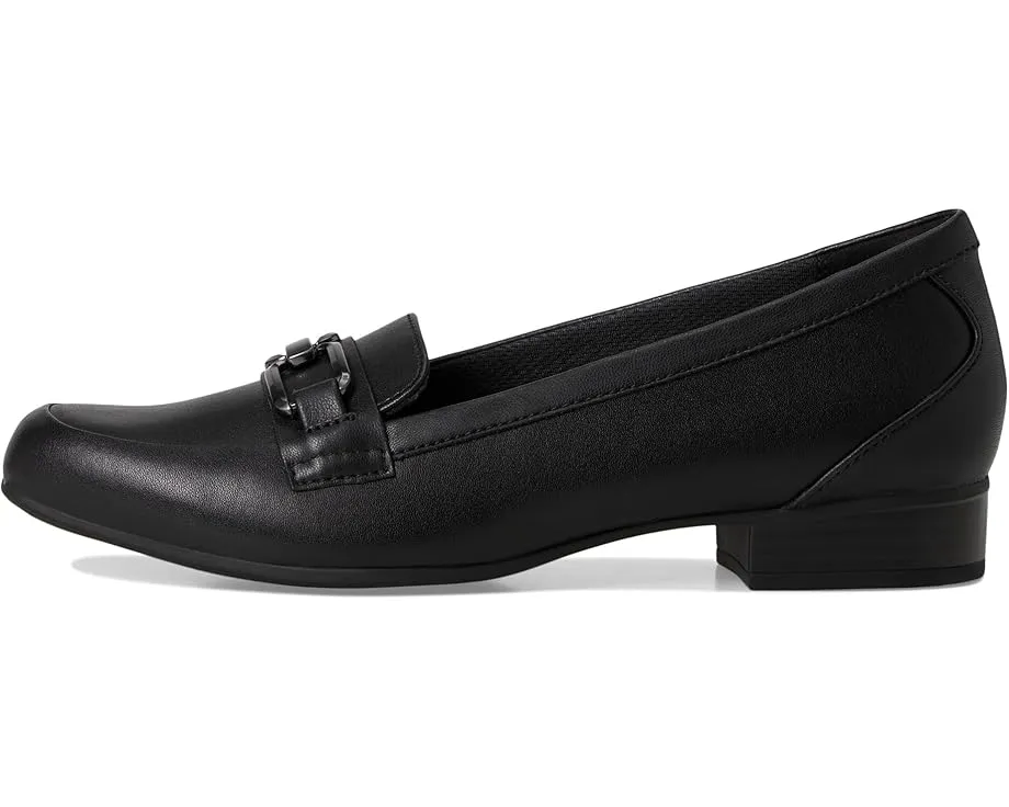 Лоферы Juliet Echo от Clarks из кожи с декором horsebit и каблуком