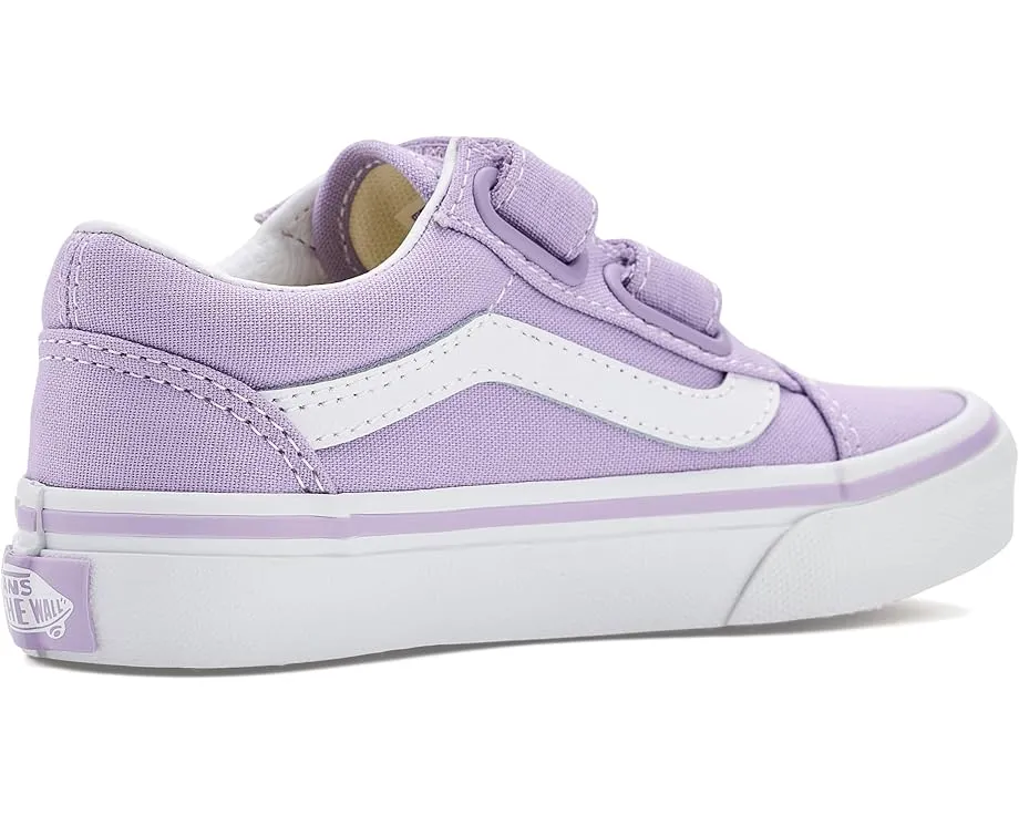 Детские кеды Vans Kids Old Skool V Butterfly на липучке с бабочкой