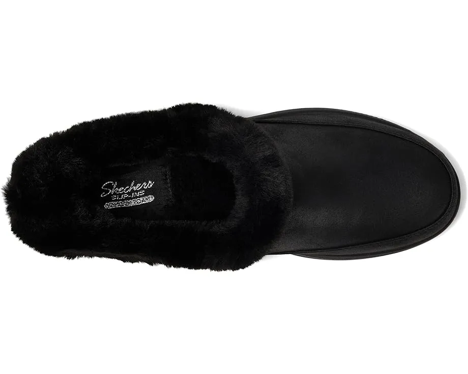 Тапочки Skechers Cozy Escape Hands Free Slip-Ins с искусственным мехом и памятью формы