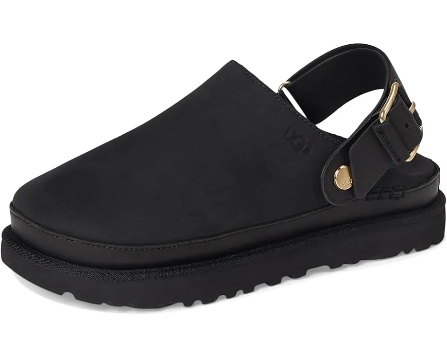 UGG Goldenstar Villa Clogs из нубука с регулируемым задним ремешком