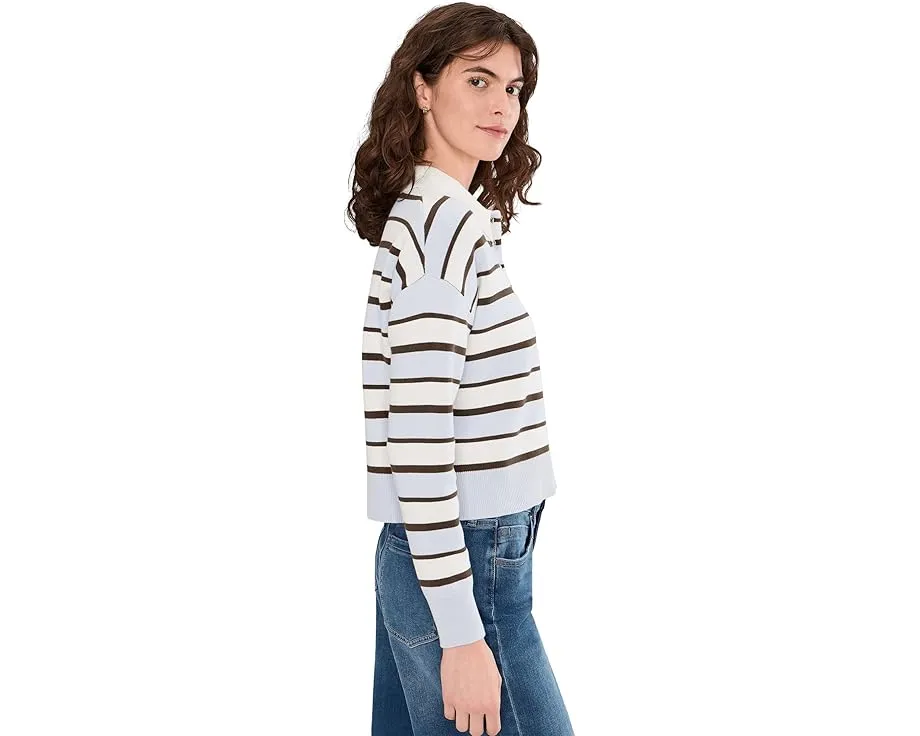 Короткий пуловер Seraphina в регбийном стиле с воротником на пуговицах от 525 america