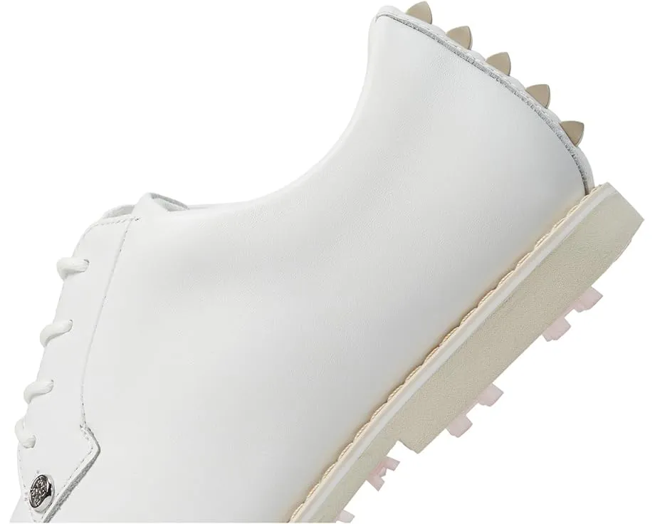 Женские гольф-туфли GFORE Gallivanter из галечной кожи с декоративными шпильками