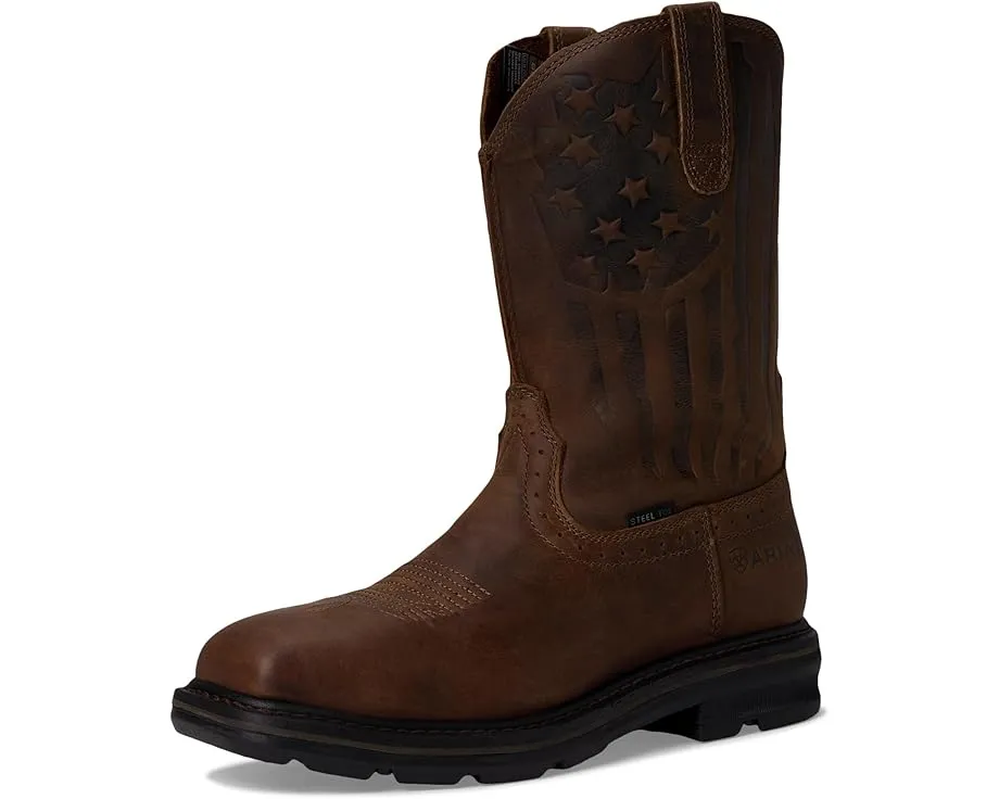 Рабочие ботинки Sierra Shock Shield Patriot со стальным носком от Ariat