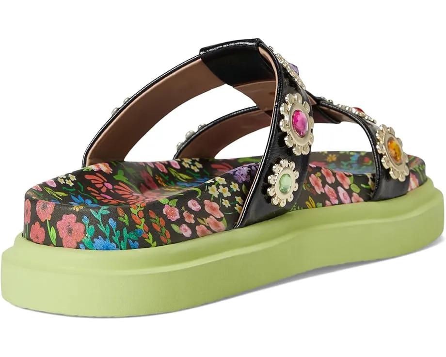 Сандалии Madoxx от Blue by Betsey Johnson на платформе с яркой подошвой и цветочным декором