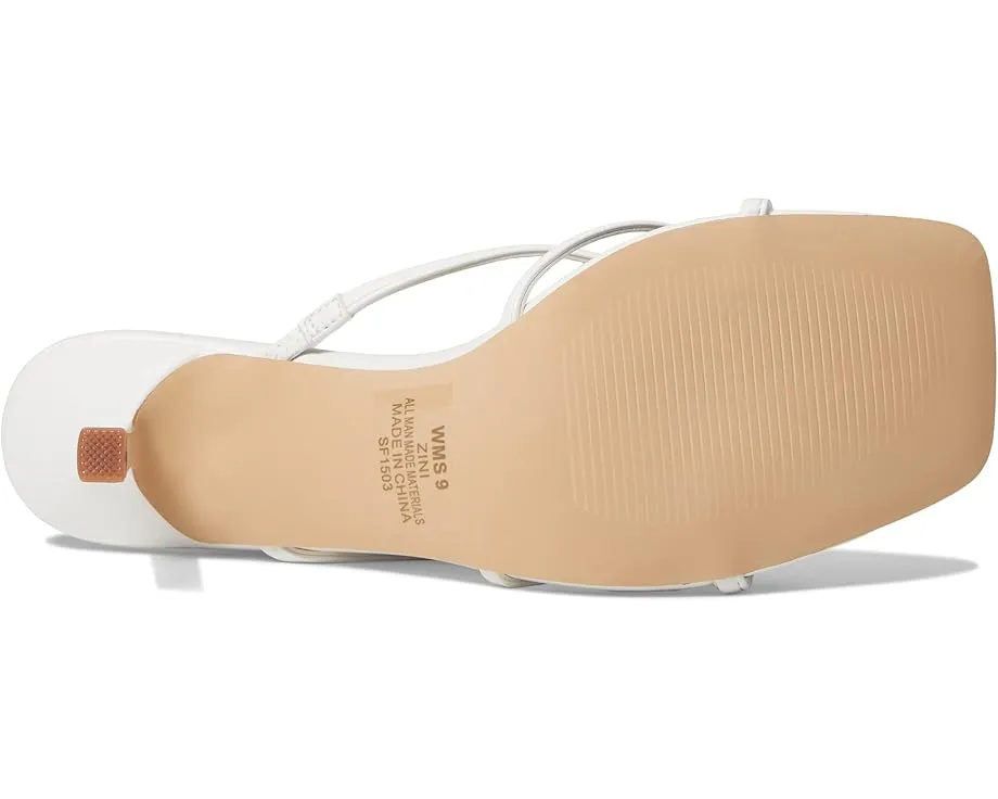 Босоножки Zini на шпильке с квадратным открытым носком от DV by Dolce Vita