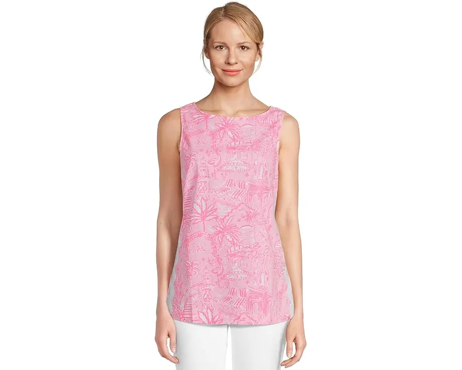 Туника Palmita с уникальным принтом от бренда Lilly Pulitzer