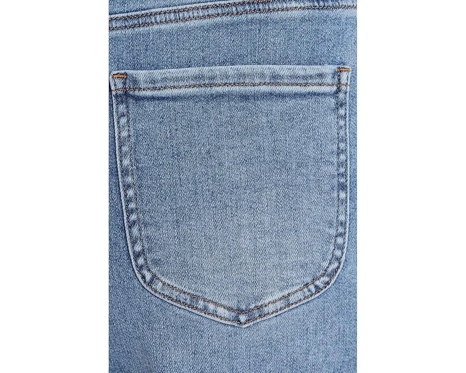 Широкие укороченные джинсы NYDJ Petite Brigitte с накладными карманами