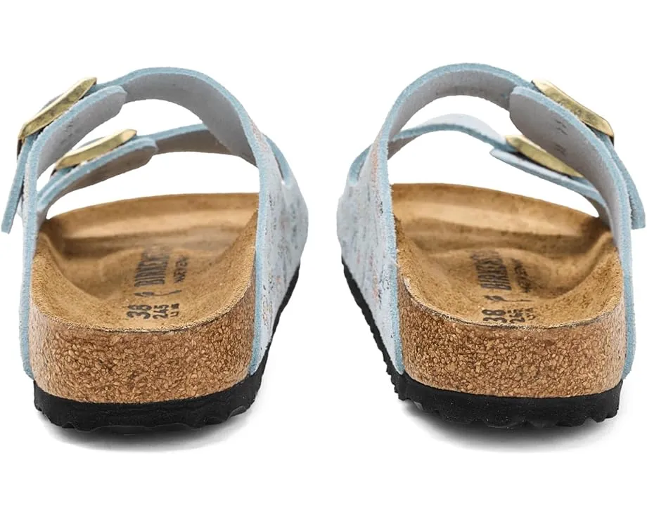 Сандалии Birkenstock Arizona Flower Print из замши с цветочным принтом