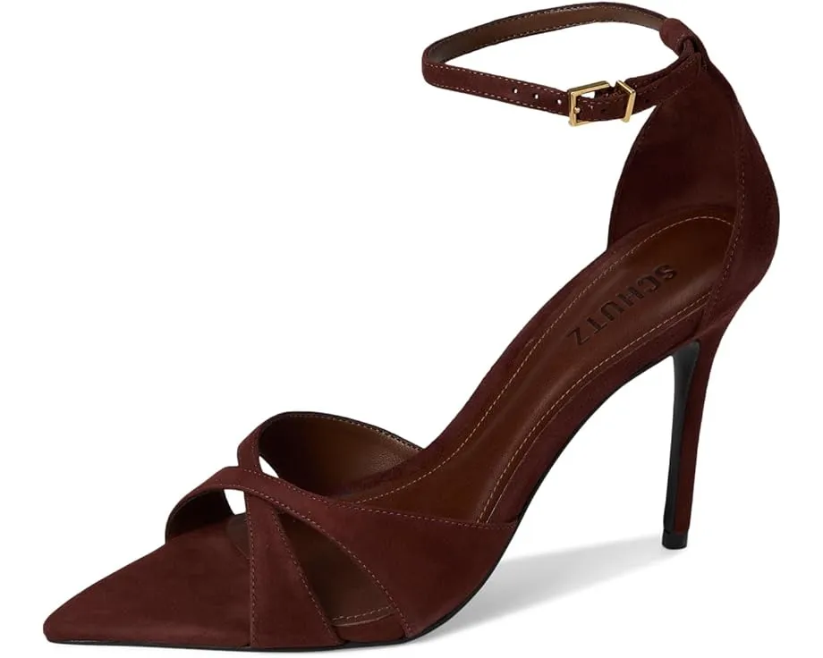 Босоножки Schutz Hilda Leaf на высокой шпильке с перекрещивающимися ремешками