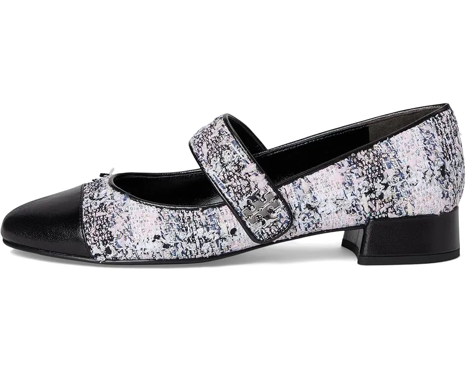 Туфли Tory Burch Cap-Toe Mary Jane Heel Ballet 25mm с контрастным носком