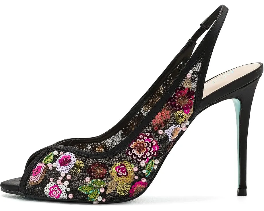 Босоножки Gerri от Blue by Betsey Johnson с цветочным принтом на шпильке