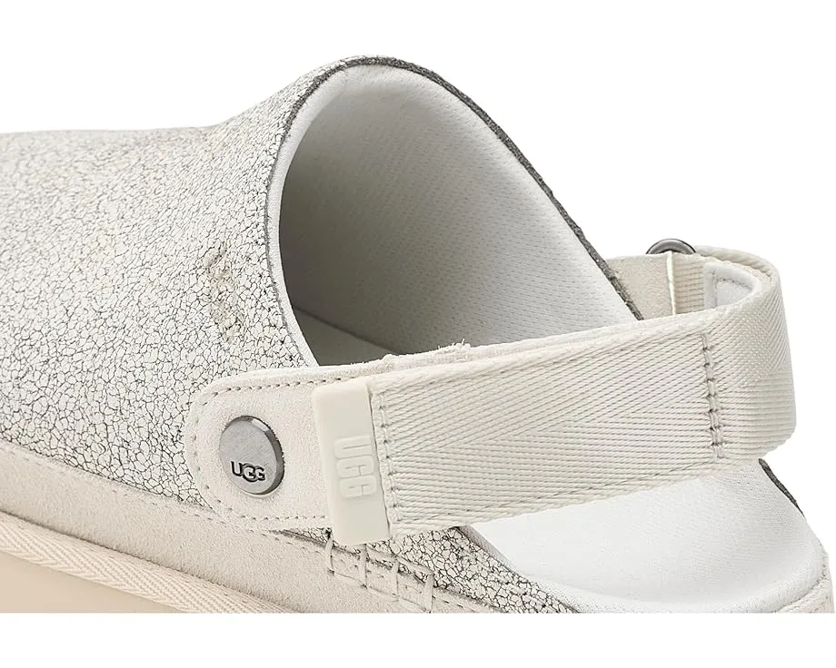 Клоги UGG Goldenstar Crackle с эффектом кракелюра и поворотной лямкой