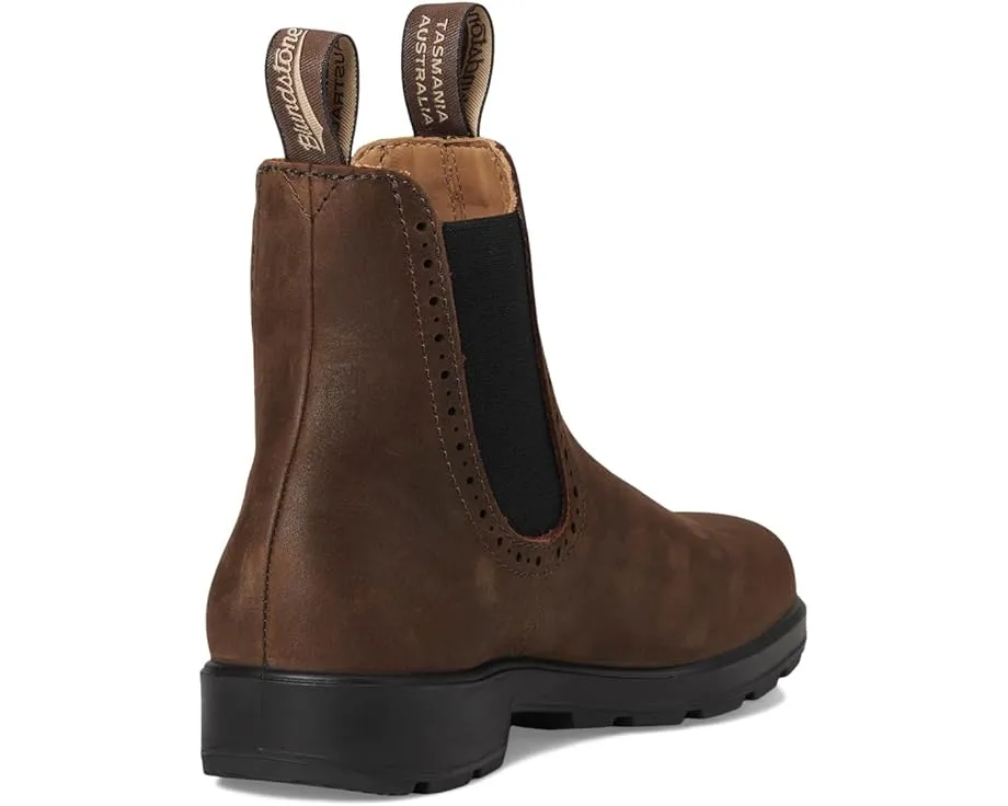 Ботинки Chelsea Blundstone 2151 High-Top с кожаным верхом и деталями брог