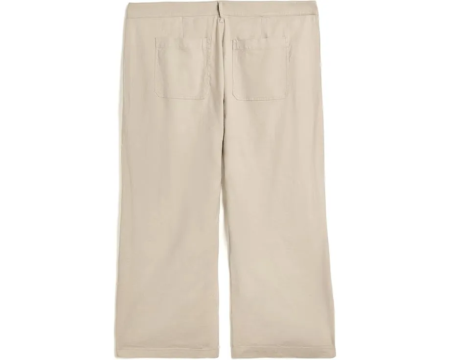 NYDJ Plus Wide Leg Cropped Cargo брюки карго укороченные