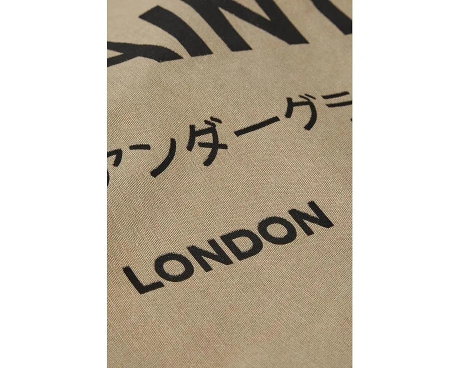 AllSaints Сумка Undrground Acid Tote из хлопка с принтом