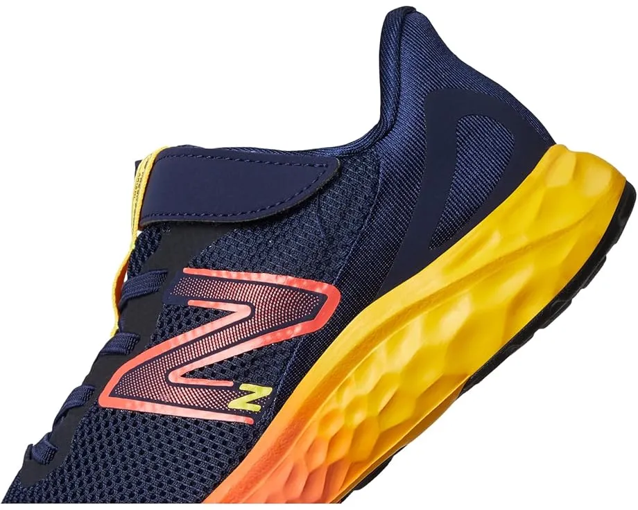 Детские кроссовки New Balance Fresh Foam Arishi v4 с эластичными шнурками и липучкой