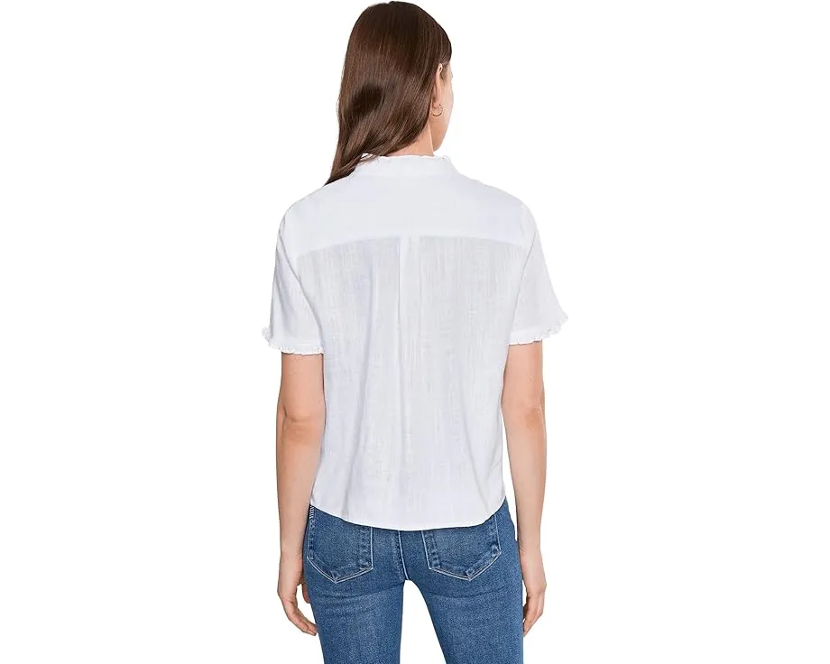 Рубашка Vince Camuto с коротким рукавом и жабо