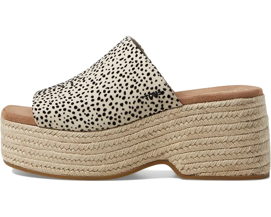 Босоножки Laila Mule на высокой платформе с текстильным верхом