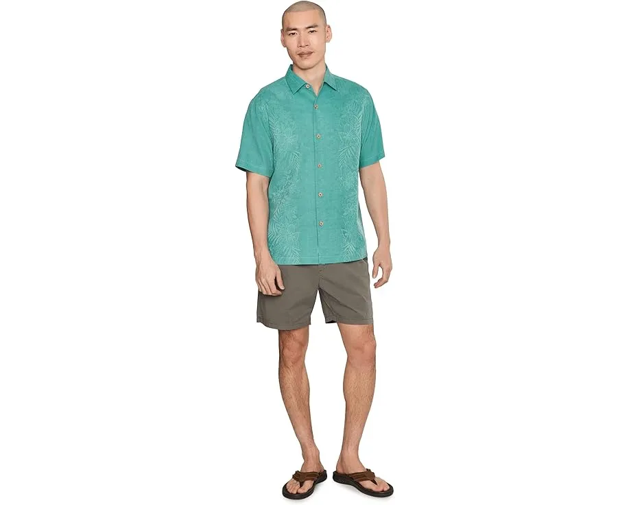 Шелковая рубашка Kona Luxe Border с узором жаккард от Tommy Bahama