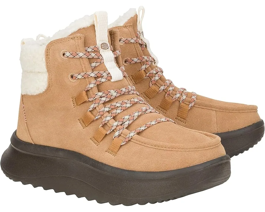 Hey Dude полуботинки Wendy Peak Apres Suede Cozy на платформе