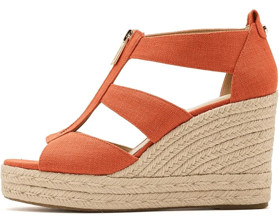 Сандалии Etta Wedge на танкетке с платформой из джута MICHAEL Michael Kors