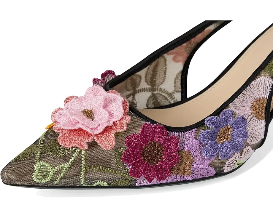 Босоножки Blue by Betsey Johnson Dian на шпильке с цветочным принтом и котячьим каблуком