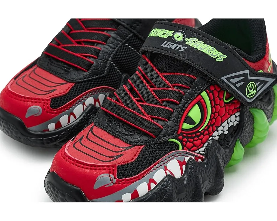 Детские светящиеся кроссовки Skechers Skech-O-Saurus Lights 2.0 с дизайном динозавра