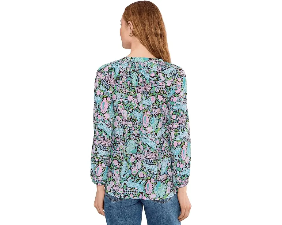 Блуза Elsa Top из шелка Lilly Pulitzer