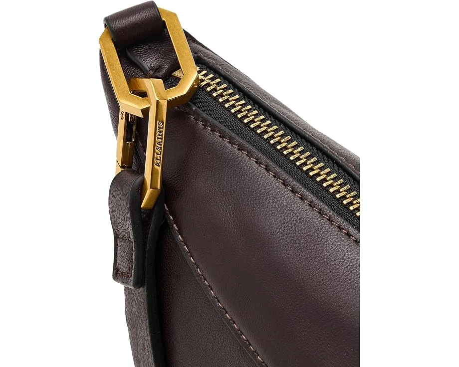 Микро-сумка AllSaints Luna из мягкой кожи с эффектом мягкого силуэта