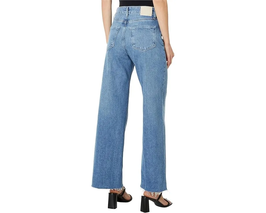 Джинсы Paige Anessa 31 дюйм с высокой талией и необработанным краем