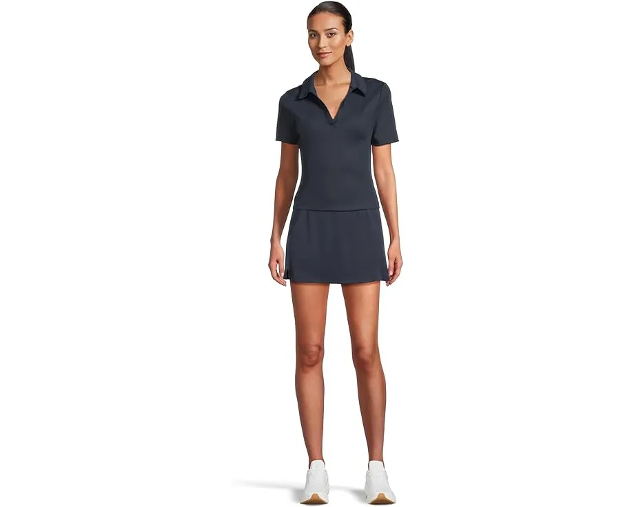Поло TravisMathew Moveknit с коротким рукавом и V-образным вырезом