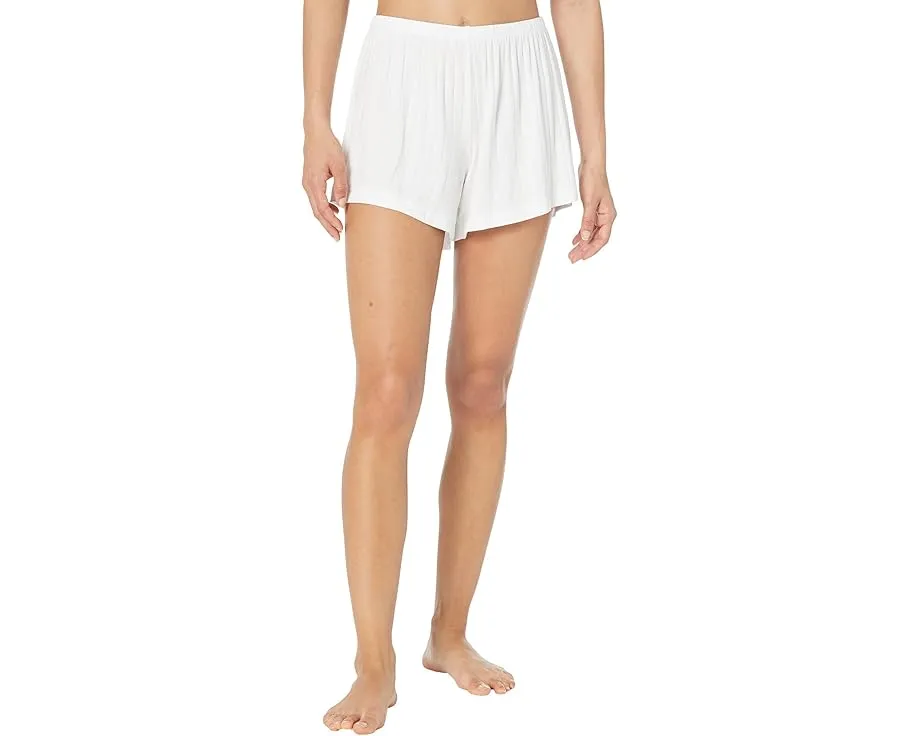 Пижамный комплект Eberjey Gisele Rib Relaxed с шортами и карманом