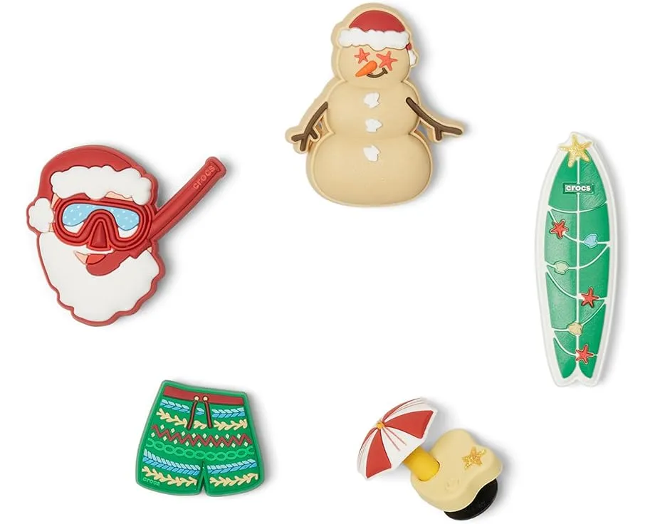 Набор украшений Jibbitz Holiday Packs для обуви Crocs с разноцветными шармами