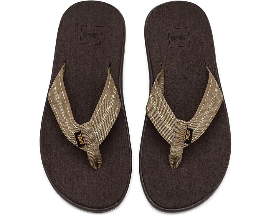 Сланцы Teva Voya Flip с быстросохнущими ремешками и стелькой Mush