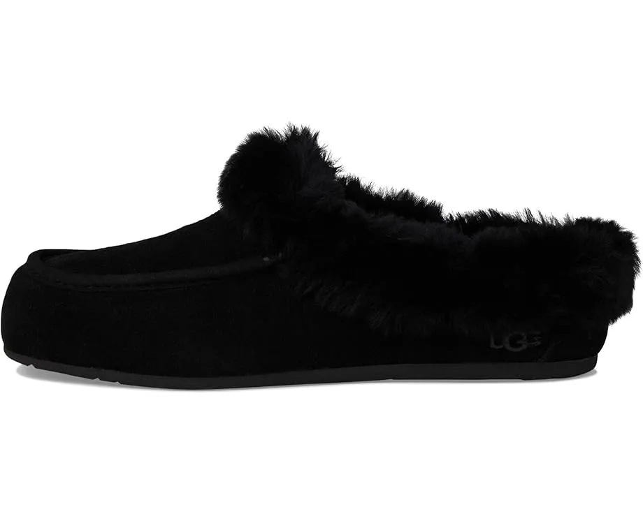 UGG Ansley Mule мюли из замши с овчиной и подошвой для дома и улицы
