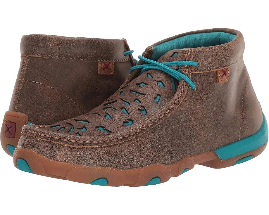 Мокасины Twisted X WDM0126 с перфорацией и противоскользящей подошвой