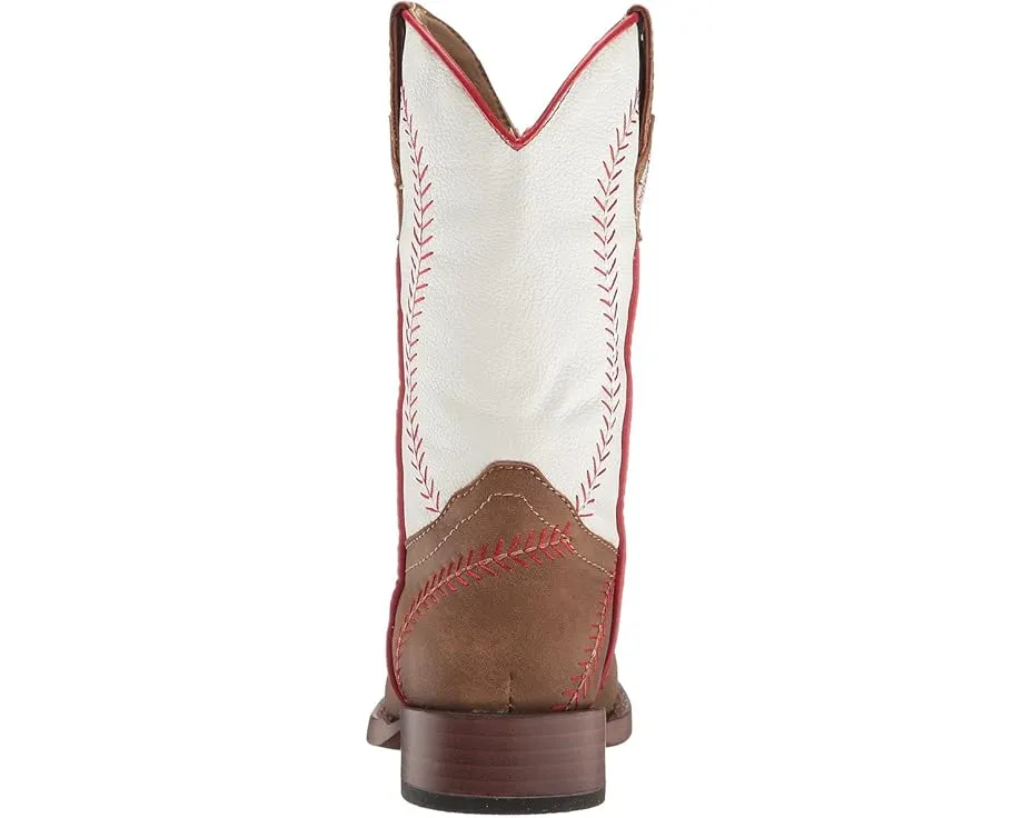 Детские ковбойские сапоги Roper Kids Baseball с бейсбольным принтом