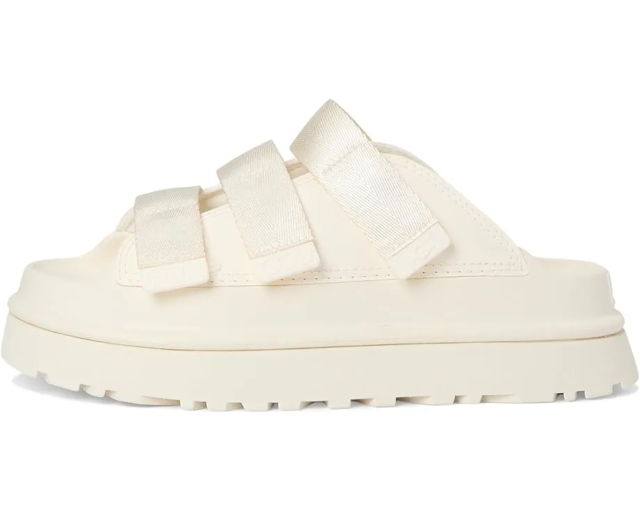 Сандалии UGG Goldenglow Slide с регулируемыми ремешками из переработанных волокон